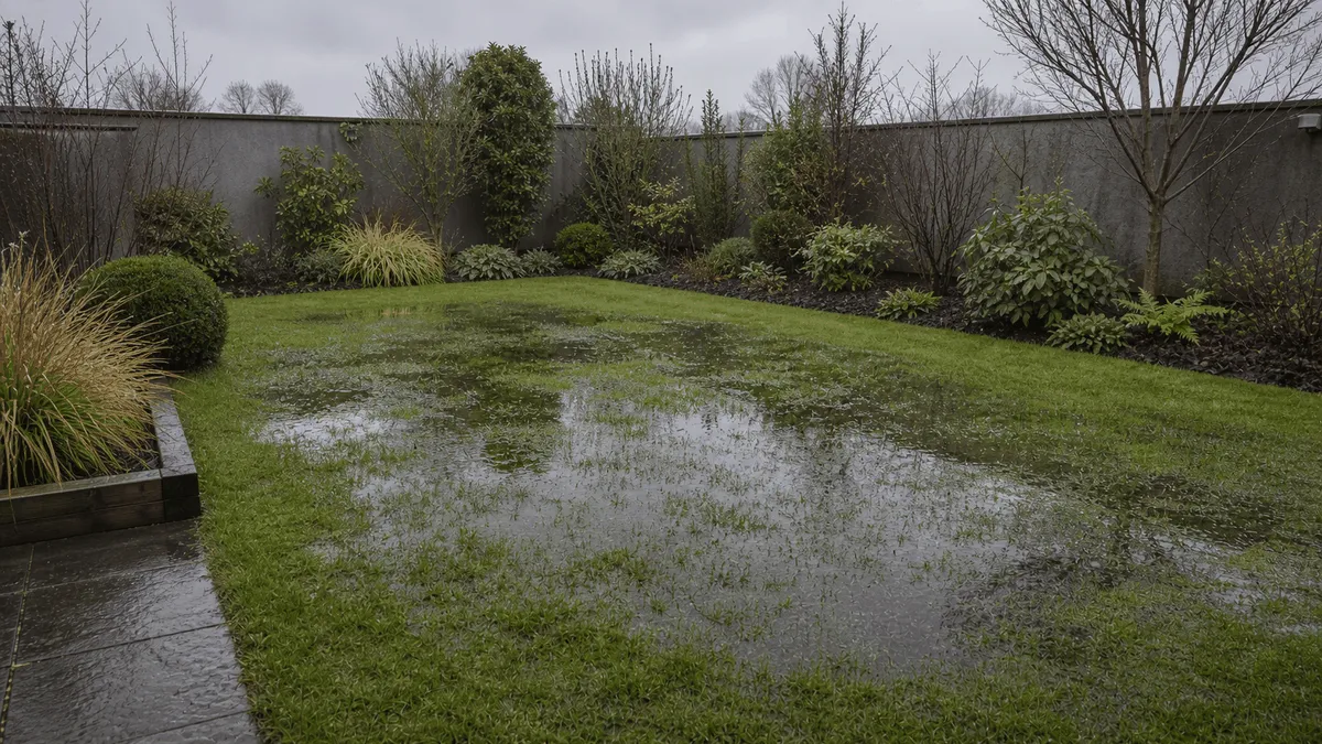 How to Fix a Waterlogged Garden in Ireland