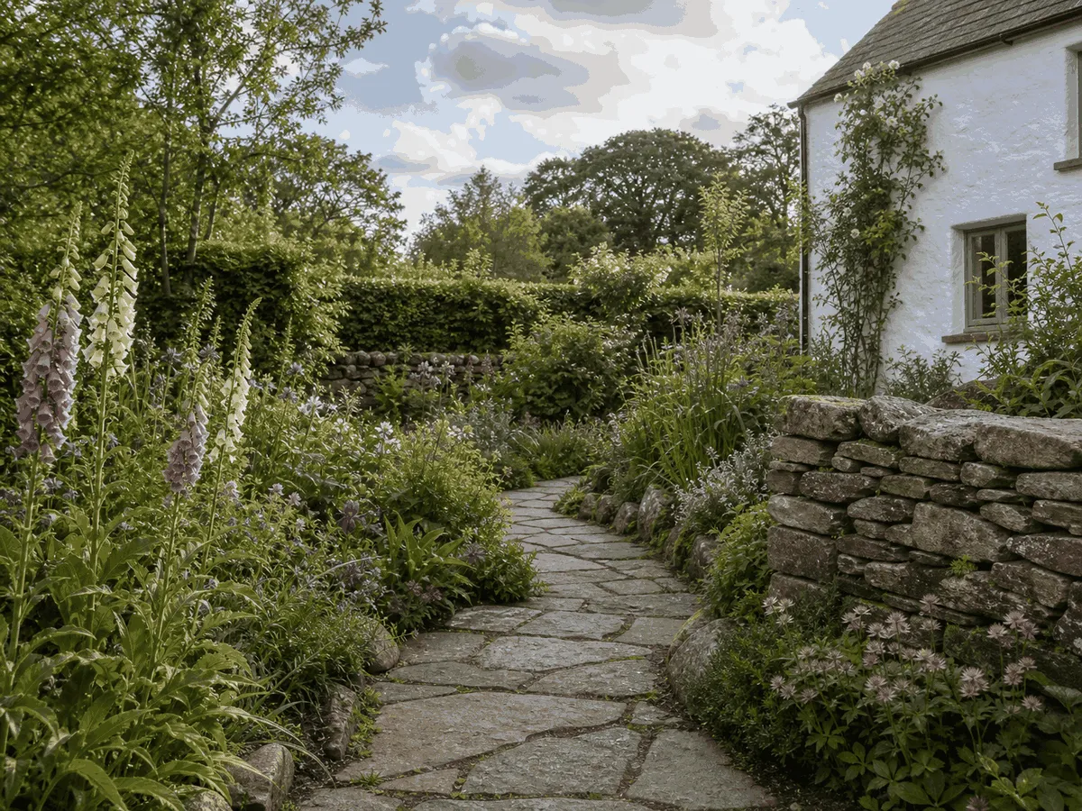 Cottage garden, Blessington by Kearney Landscapes